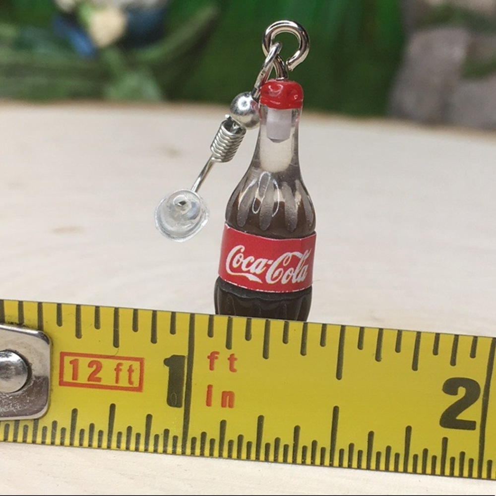 Coca Cola Bottle Earrings - Picture 8 of 8